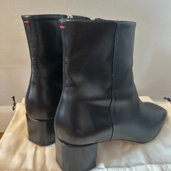 Aeyde Lee Calf Leather Ankle Boots Size 42 - Picture 3 of 5